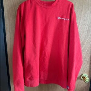 Champion women’s Red Crewneck Sweatshirt